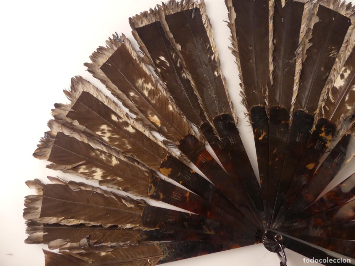 Antig&uuml;edades: ABANICO DECORADO A MANO -- PARA RESTAURAR - Foto 14