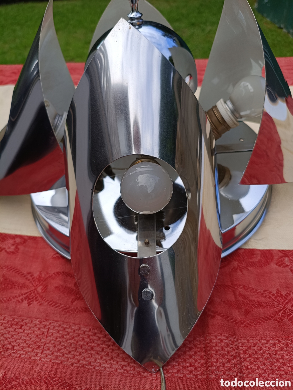Antig&uuml;edades: Lampara de dise&ntilde;o en aluminio - Foto 4