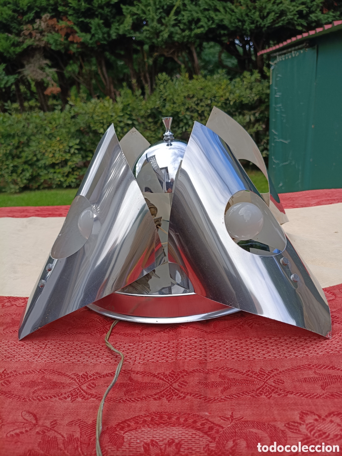 Antig&uuml;edades: Lampara de dise&ntilde;o en aluminio - Foto 5