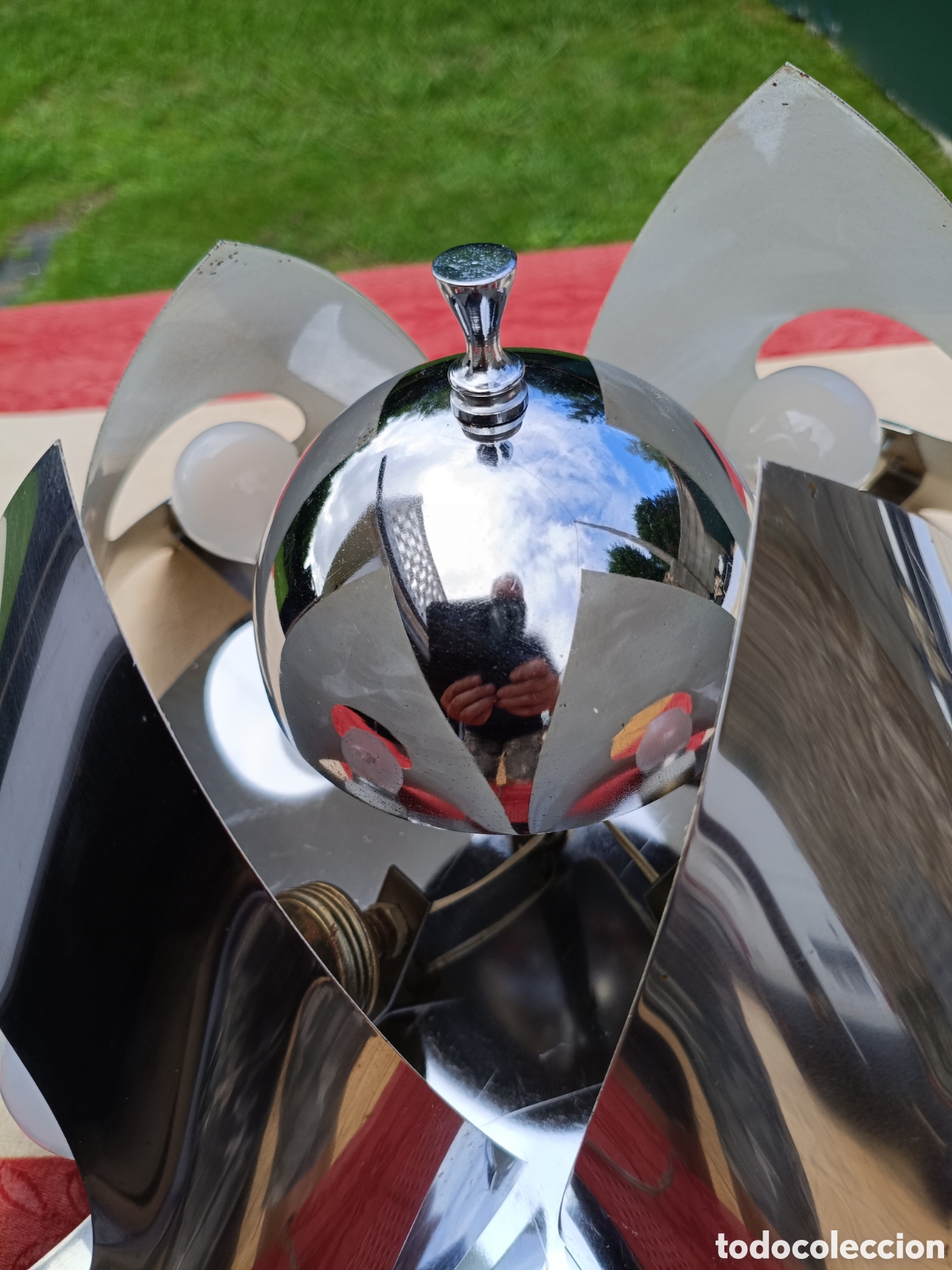Antig&uuml;edades: Lampara de dise&ntilde;o en aluminio - Foto 6