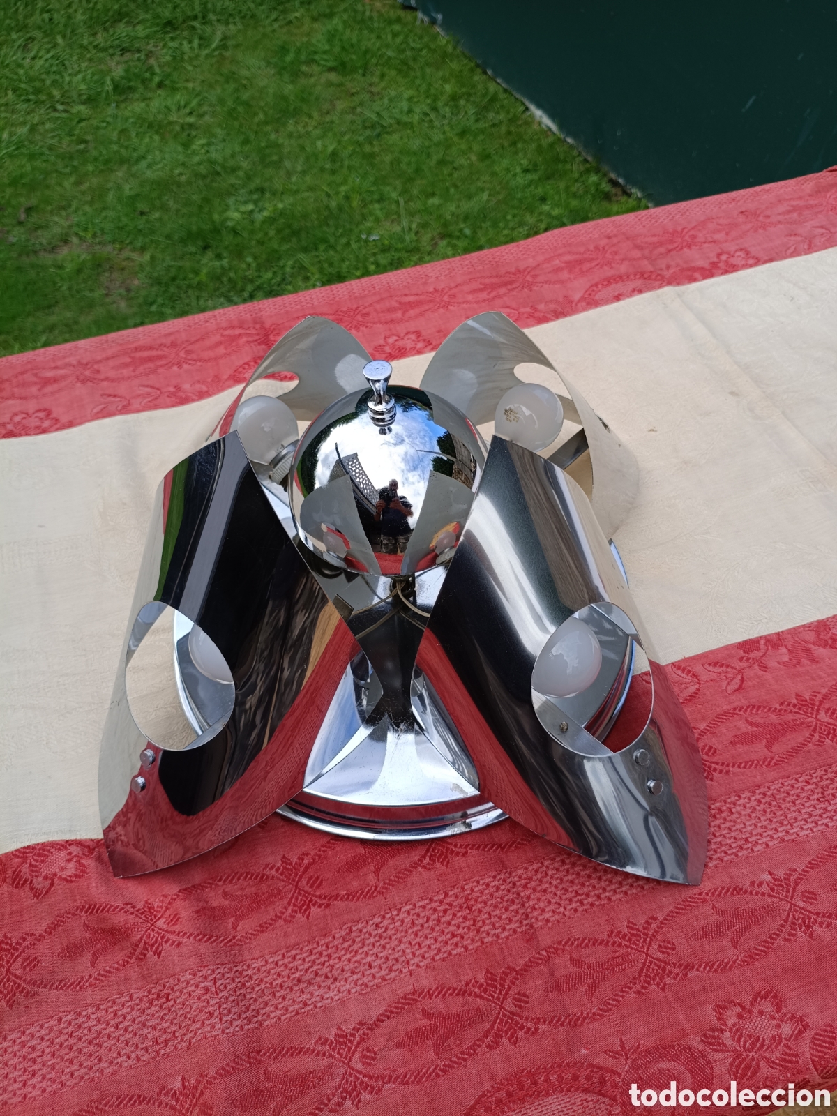 Antig&uuml;edades: Lampara de dise&ntilde;o en aluminio - Foto 10