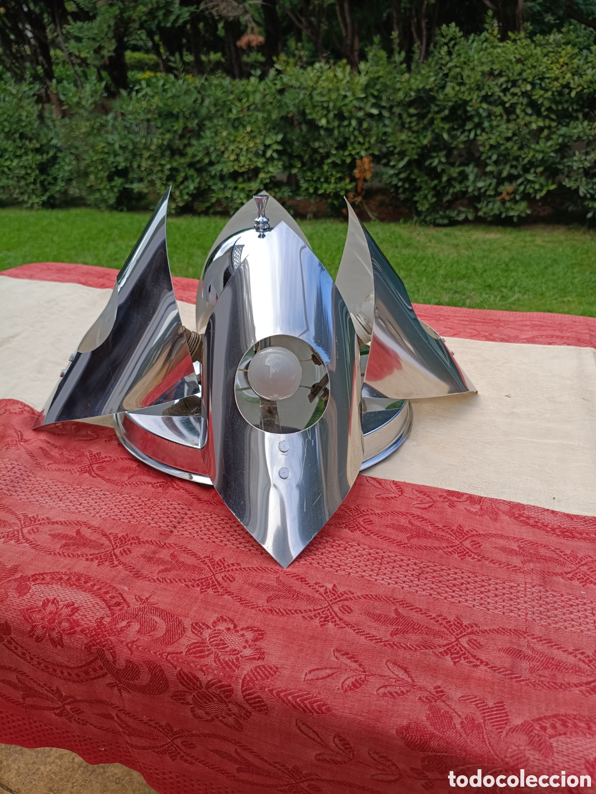 Antig&uuml;edades: Lampara de dise&ntilde;o en aluminio - Foto 11