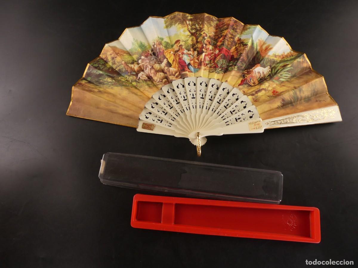 Antiquit&eacute;s: PRECIOSO ABANICO OBJETO DE COLECCION