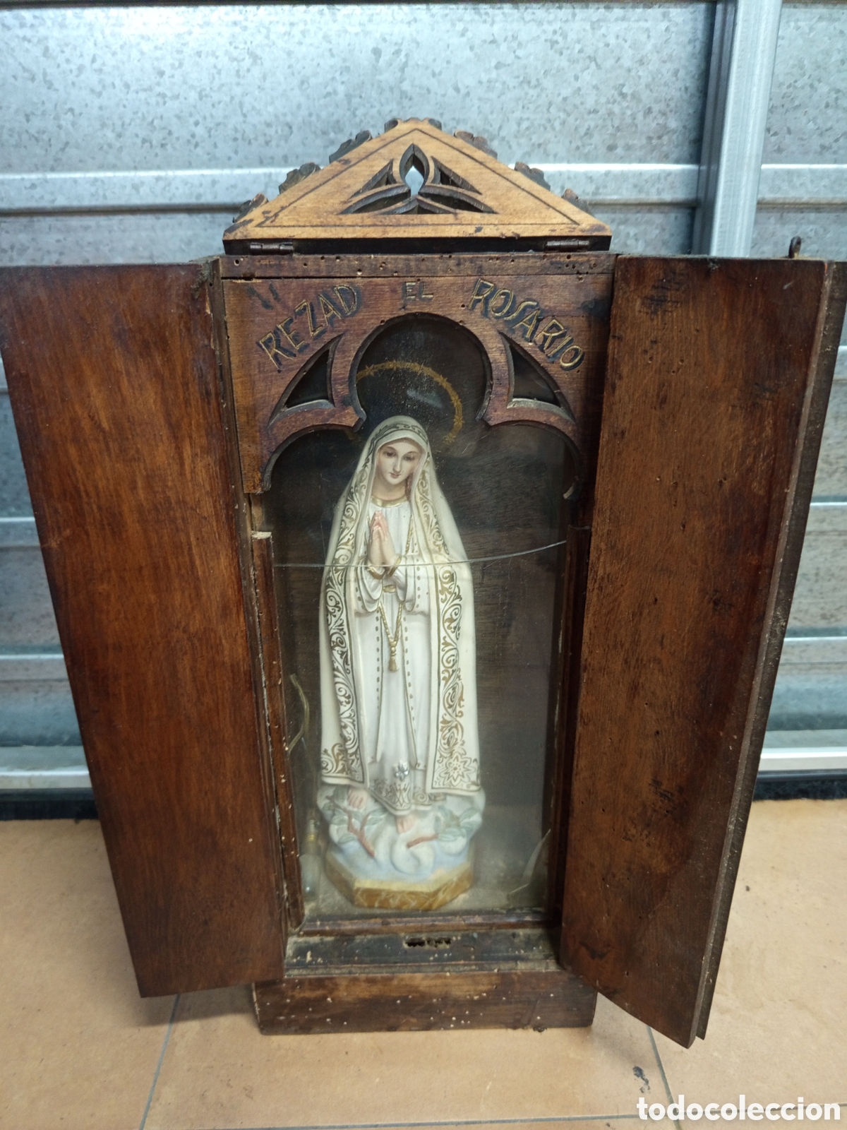 Antig&uuml;edades: Capilla port&aacute;til virgen de F&aacute;tima