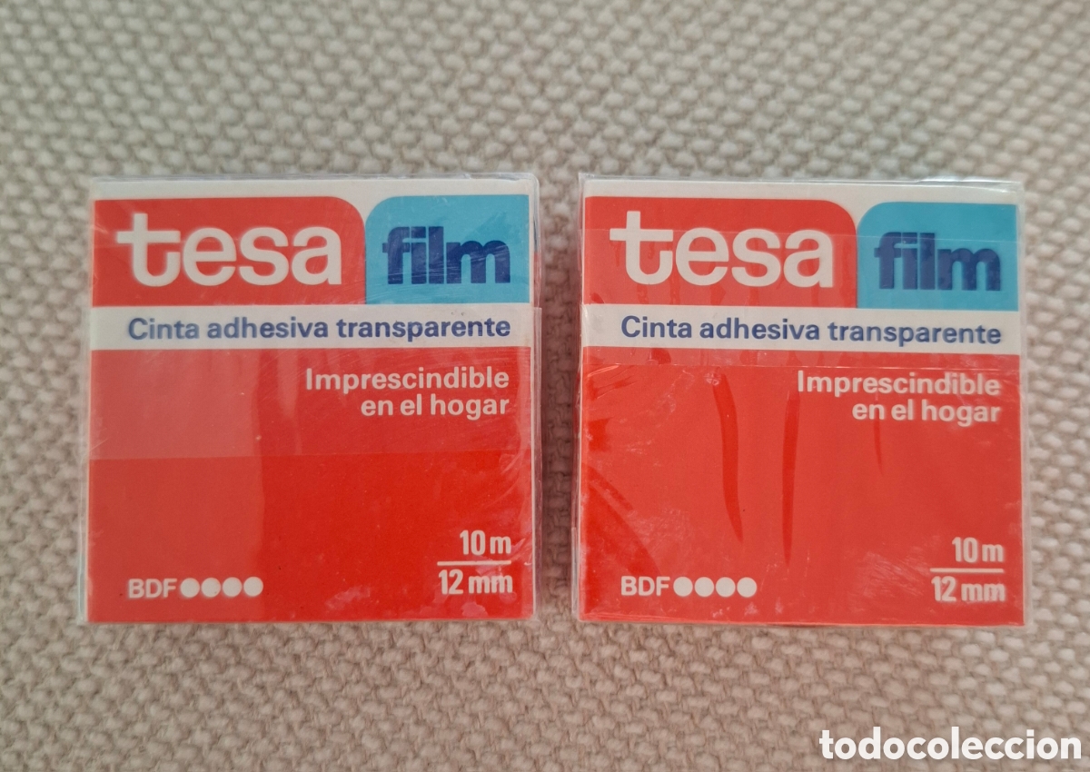 Antig&uuml;edades: 2 cintas Tesa Film Cinta adhesiva NUEVO
