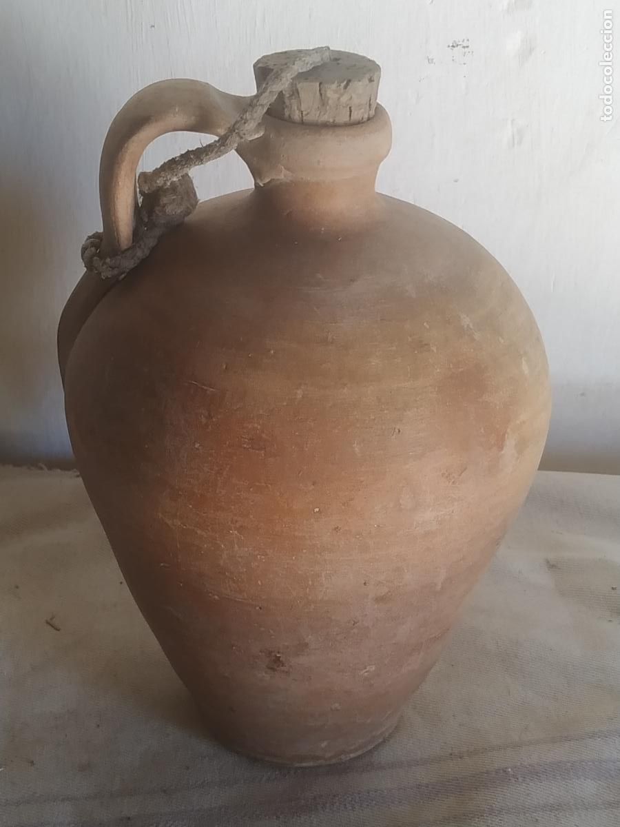 Antiguidades: Antiguo c&aacute;ntaro cantarillo toledano alfarer&iacute;a popular extinguida
