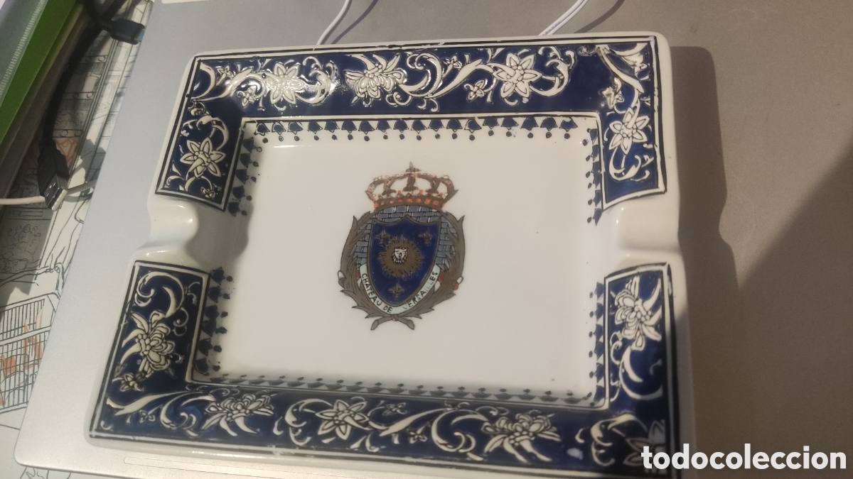 Antig&uuml;edades: Antiguo cenicero esmaltado, Versalles Francia