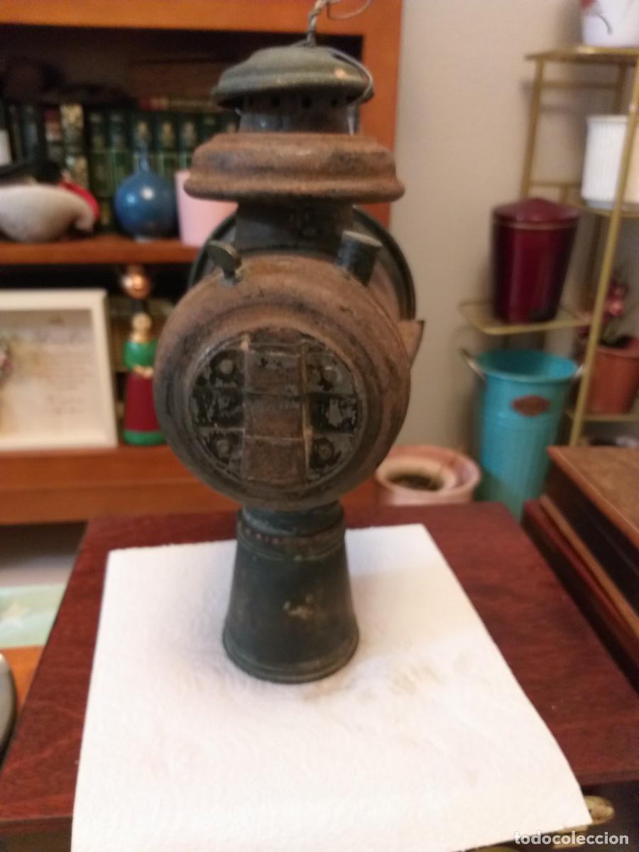 Antig&uuml;edades: antiguo farol de carruaje - Foto 3