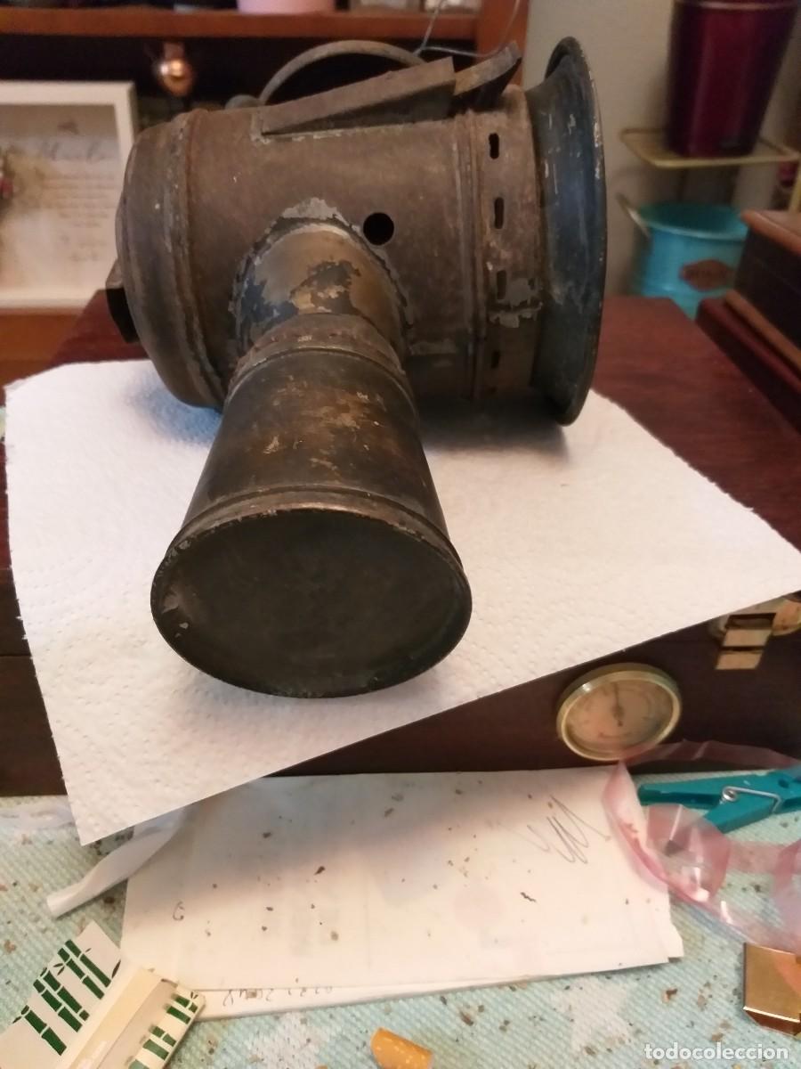 Antig&uuml;edades: antiguo farol de carruaje - Foto 7