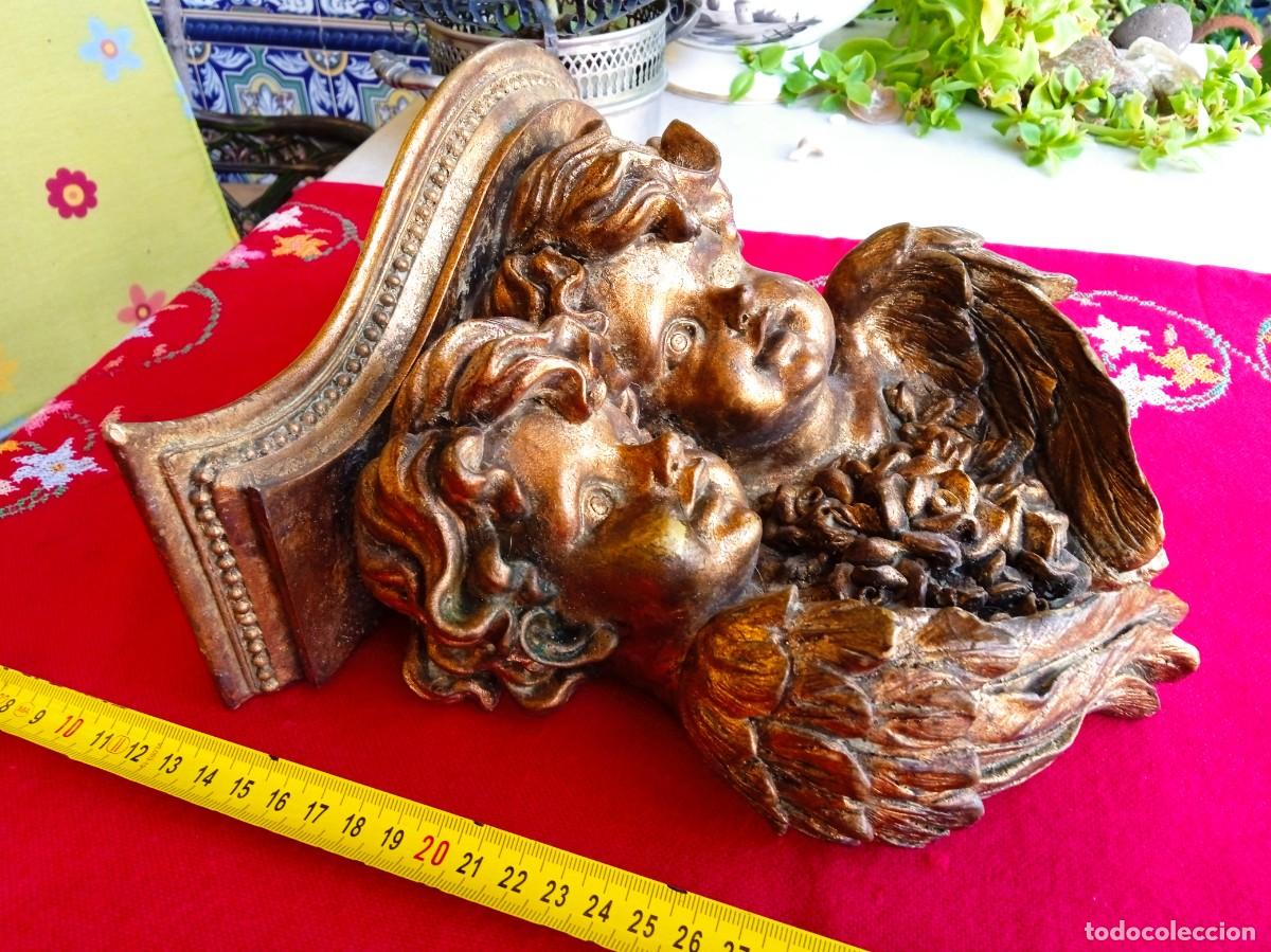 Antig&uuml;edades: M&eacute;nsula repisa de pared para figura - Foto 2