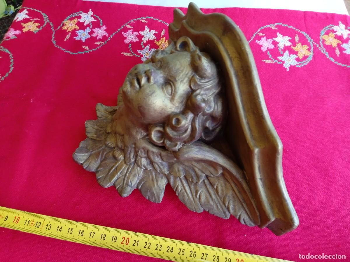 Antig&uuml;edades: M&eacute;nsula repisa de pared para figura - Foto 2