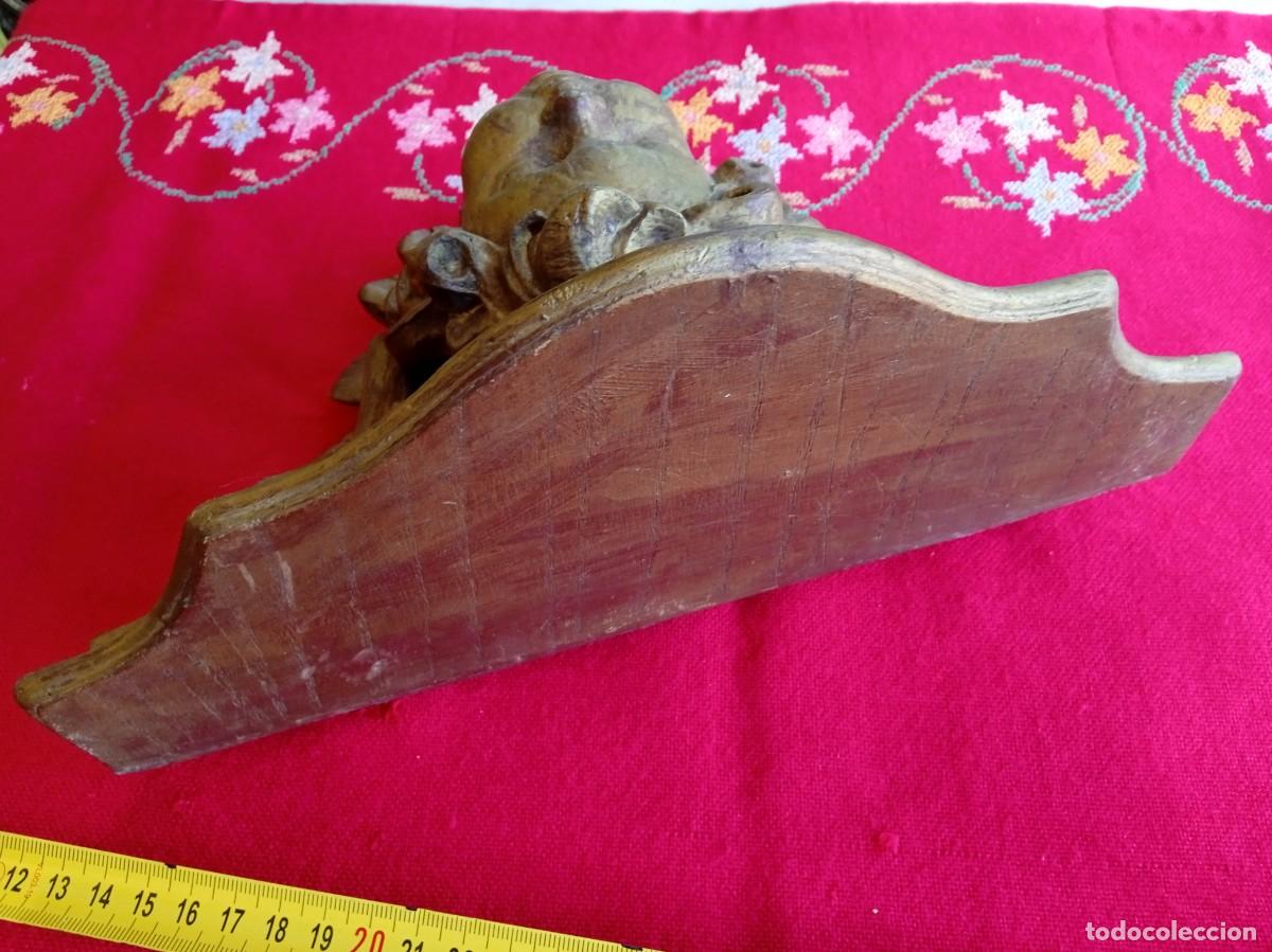 Antig&uuml;edades: M&eacute;nsula repisa de pared para figura - Foto 4