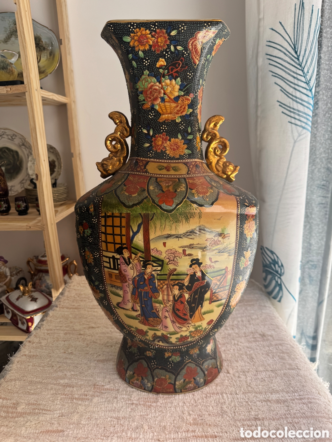 Antig&uuml;edades: Imponente jarr&oacute;n satsuma oriental