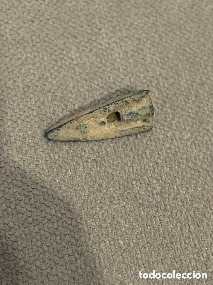 Antig&uuml;edades: Punta de flecha trilobulada griega o romana de bronce S.VII-II A.C