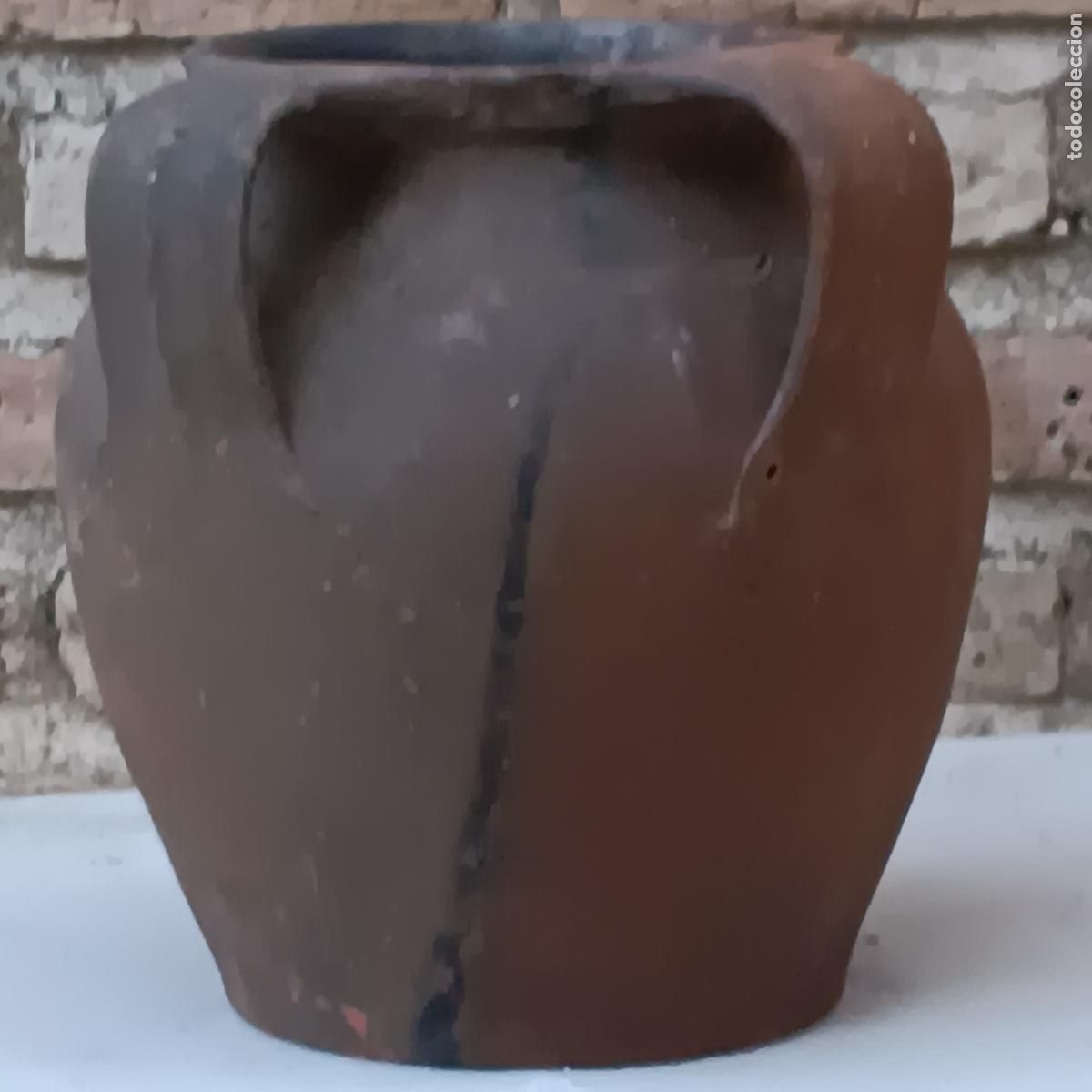 Antiguidades: ORZA / PUCHERO MUY ANTIGUO EN CERAMICA POPULAR.