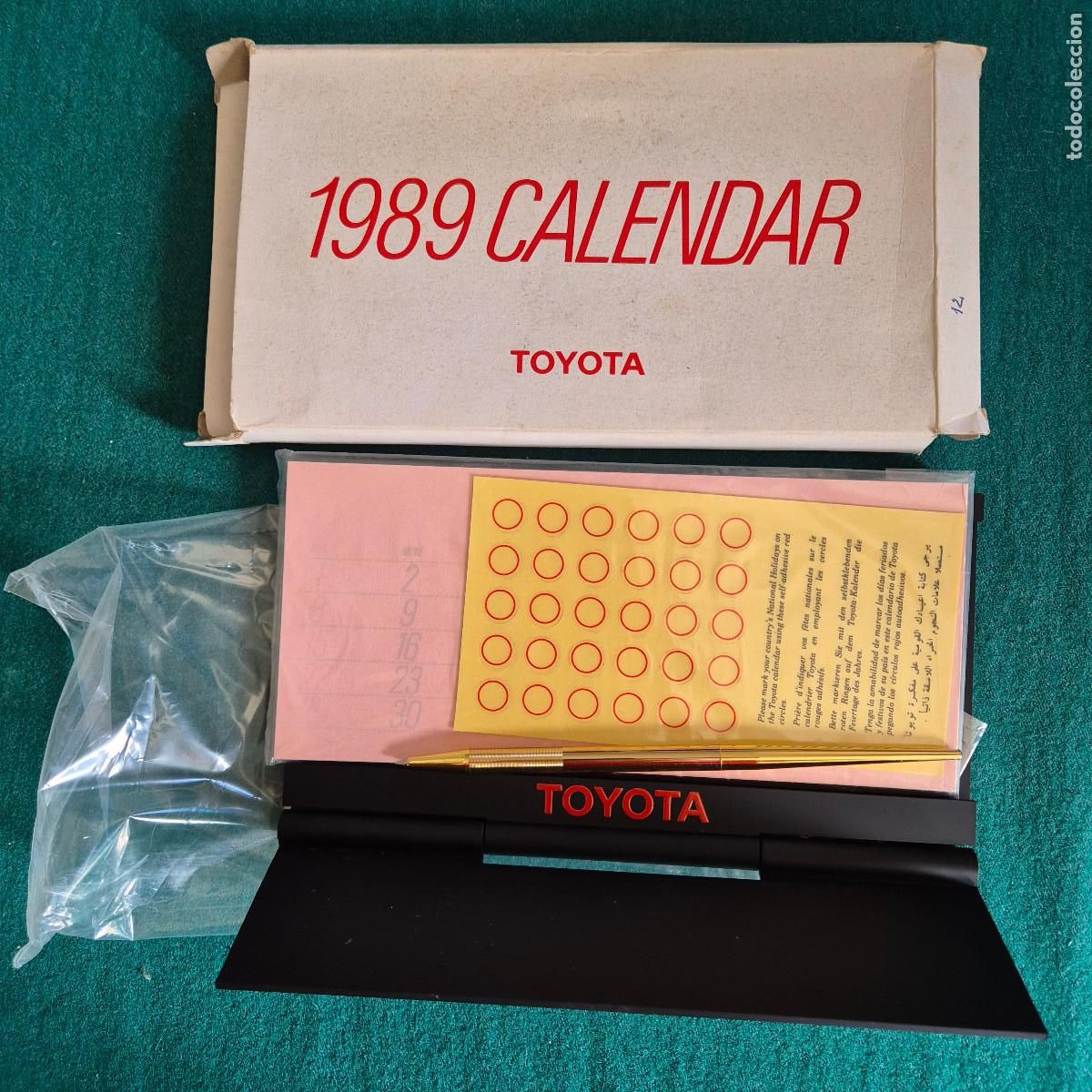 Antiquit&eacute;s: TOYOTA CALENDARIO COLECCION