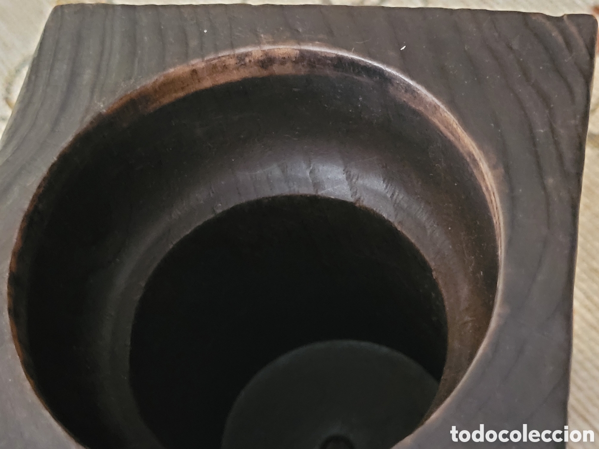 Antig&uuml;edades: CAJA DE MADERA - TABAQUERA, DECORADA - Foto 5