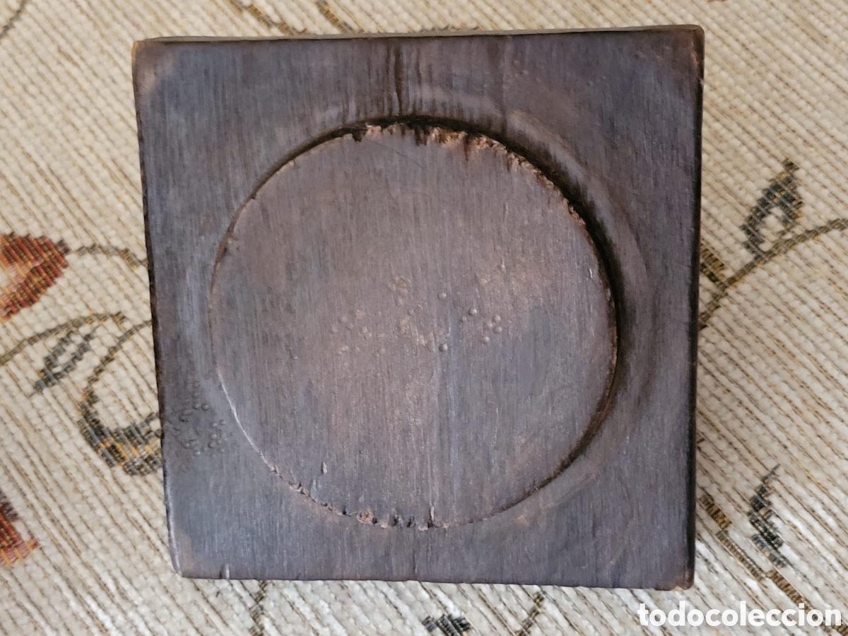 Antig&uuml;edades: CAJA DE MADERA - TABAQUERA, DECORADA - Foto 6