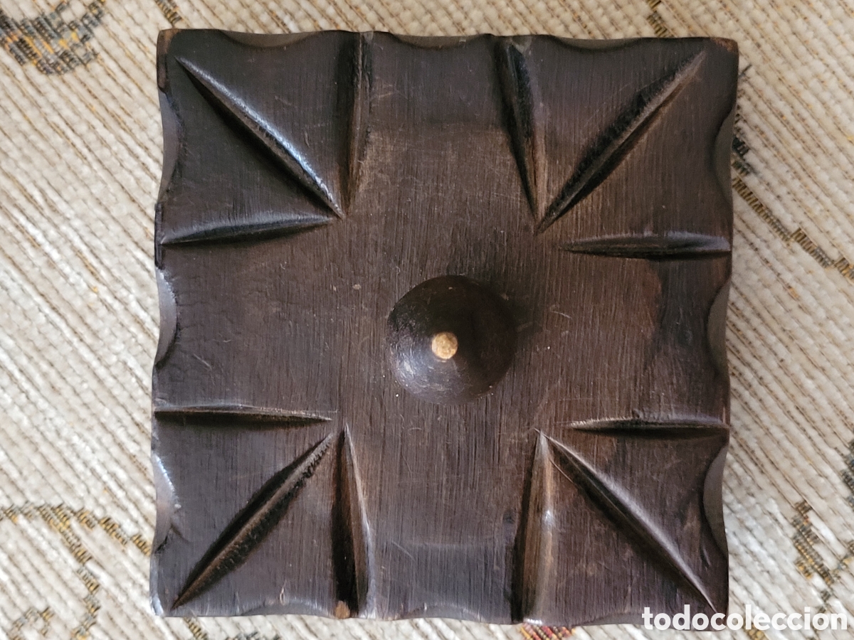 Antig&uuml;edades: CAJA DE MADERA - TABAQUERA, DECORADA - Foto 7