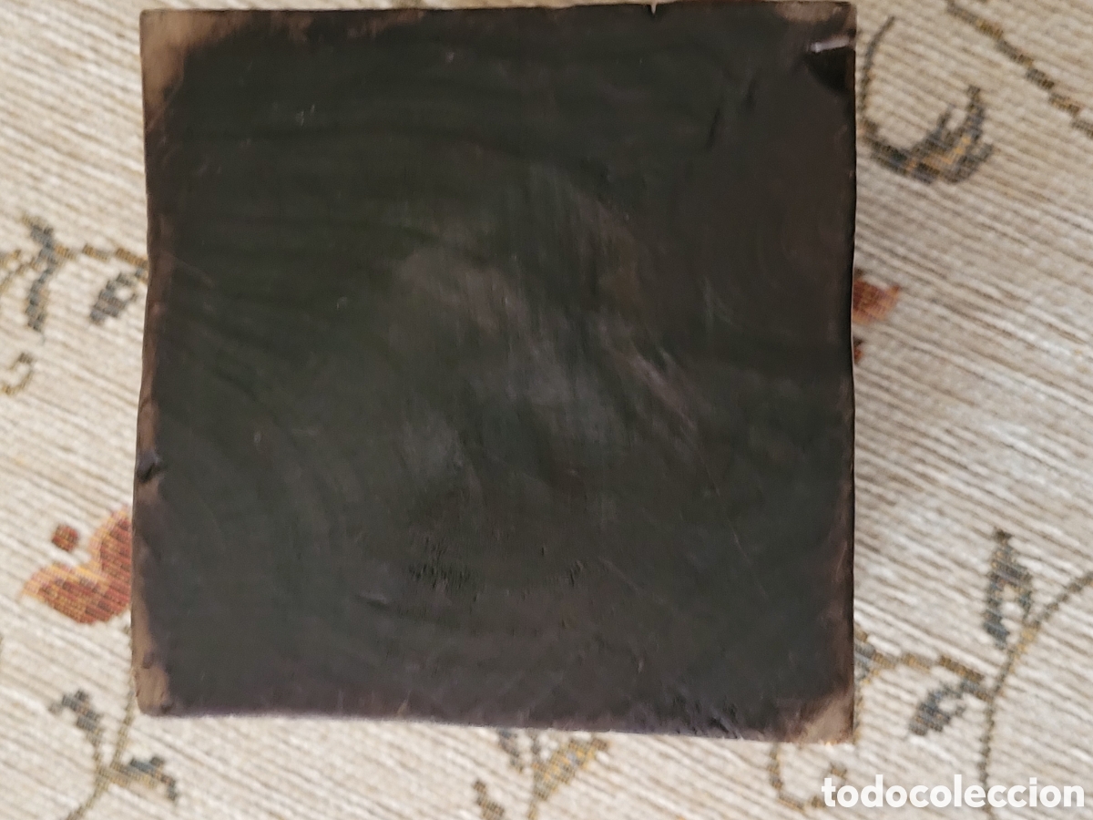 Antig&uuml;edades: CAJA DE MADERA - TABAQUERA, DECORADA - Foto 9