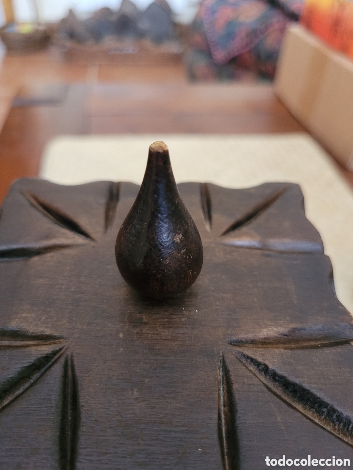 Antig&uuml;edades: CAJA DE MADERA - TABAQUERA, DECORADA - Foto 10