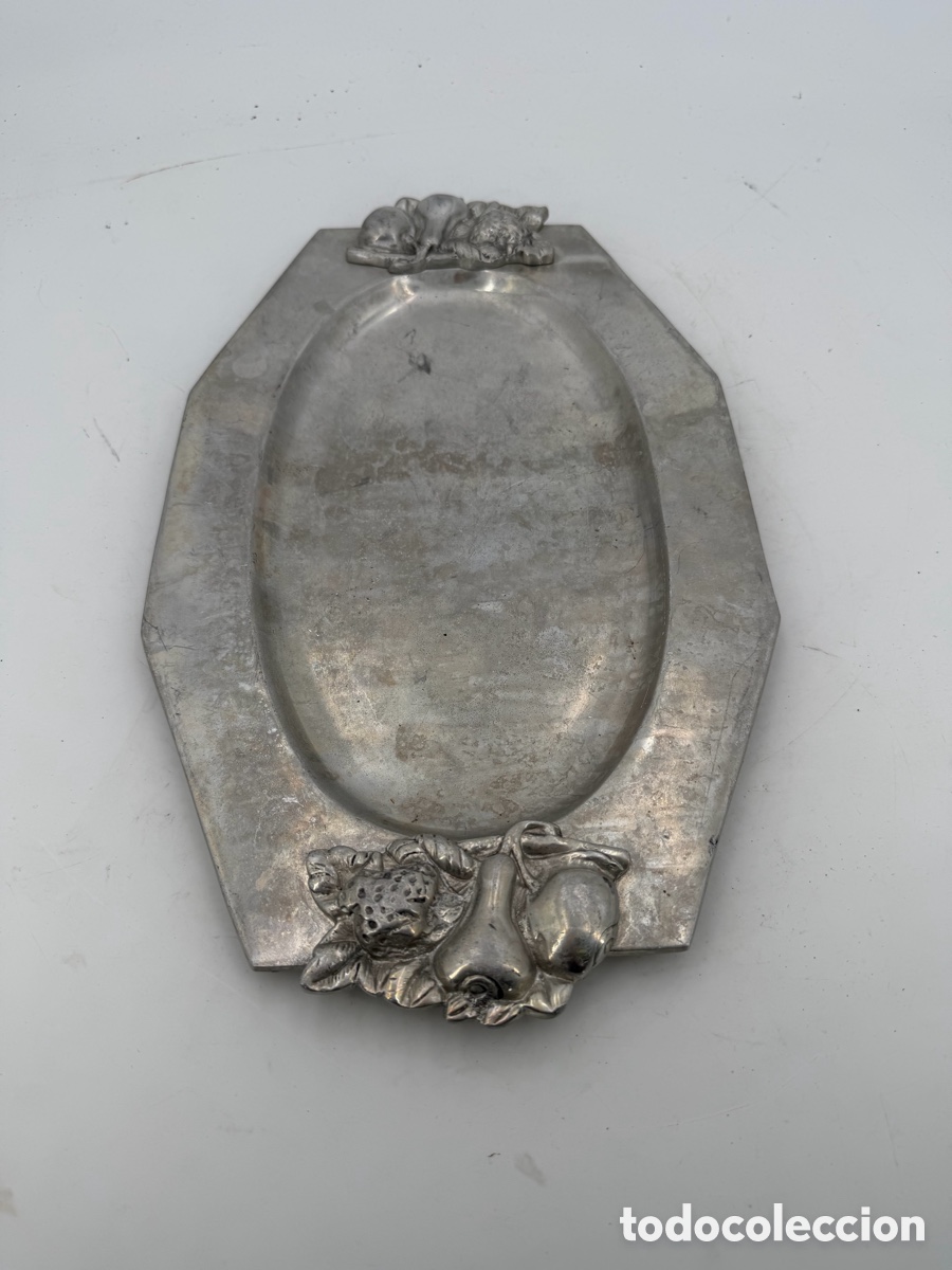 Antig&uuml;edades: Gran Bandeja de Dise&ntilde;o Esta&ntilde;o - Foto 2