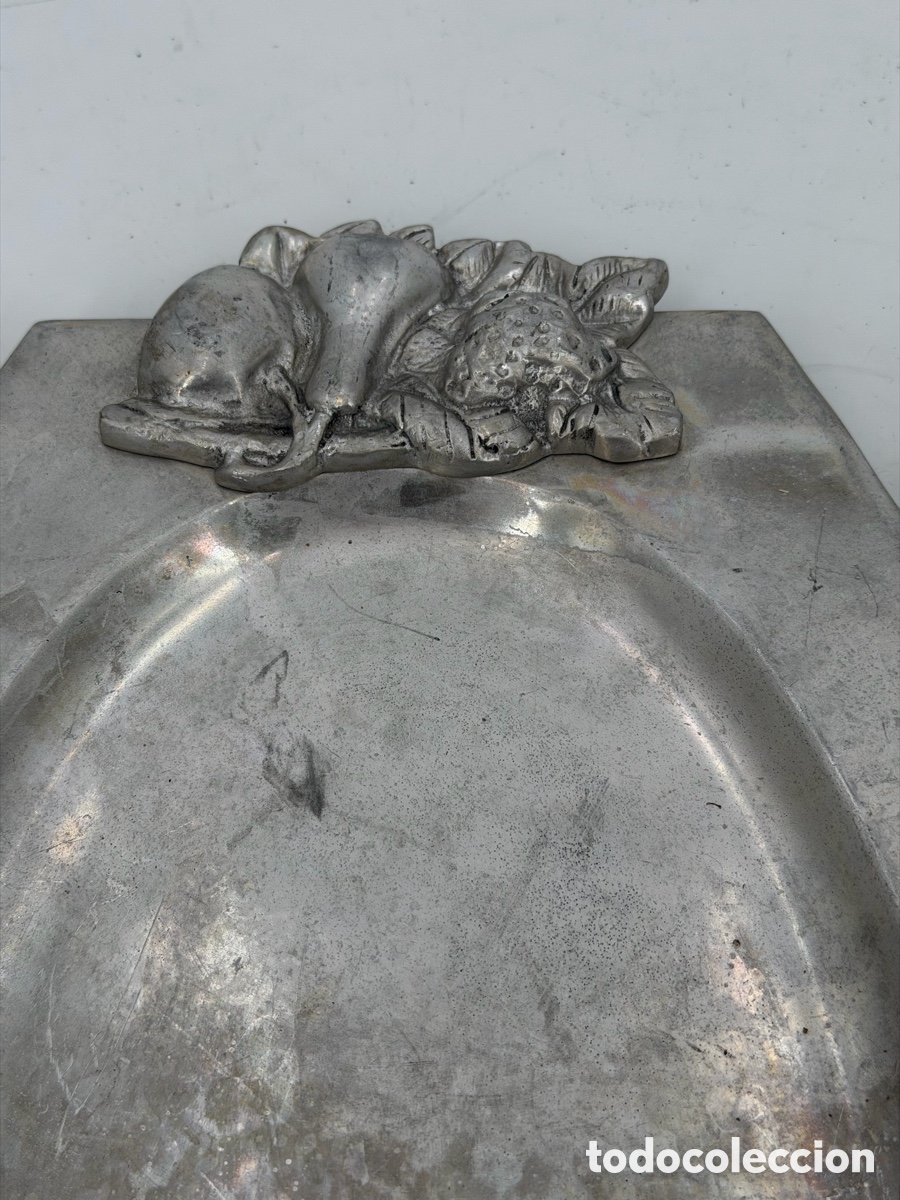 Antig&uuml;edades: Gran Bandeja de Dise&ntilde;o Esta&ntilde;o - Foto 6