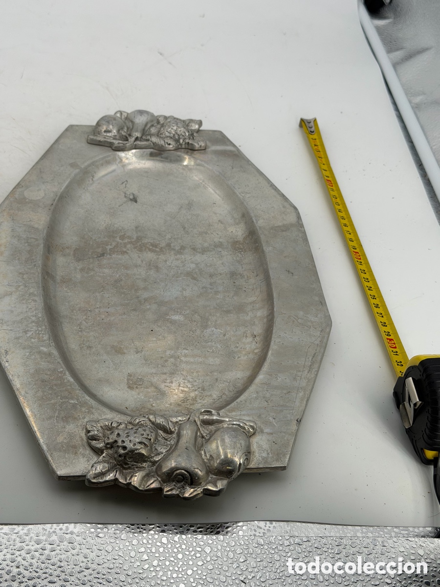 Antig&uuml;edades: Gran Bandeja de Dise&ntilde;o Esta&ntilde;o - Foto 7