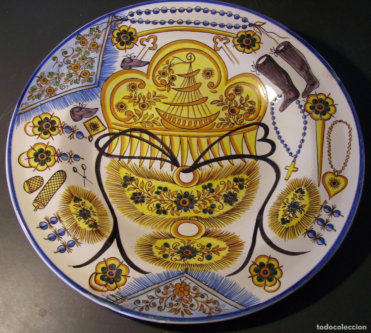 Antiguidades: GRAN PLATO NOVIA DE MANISES