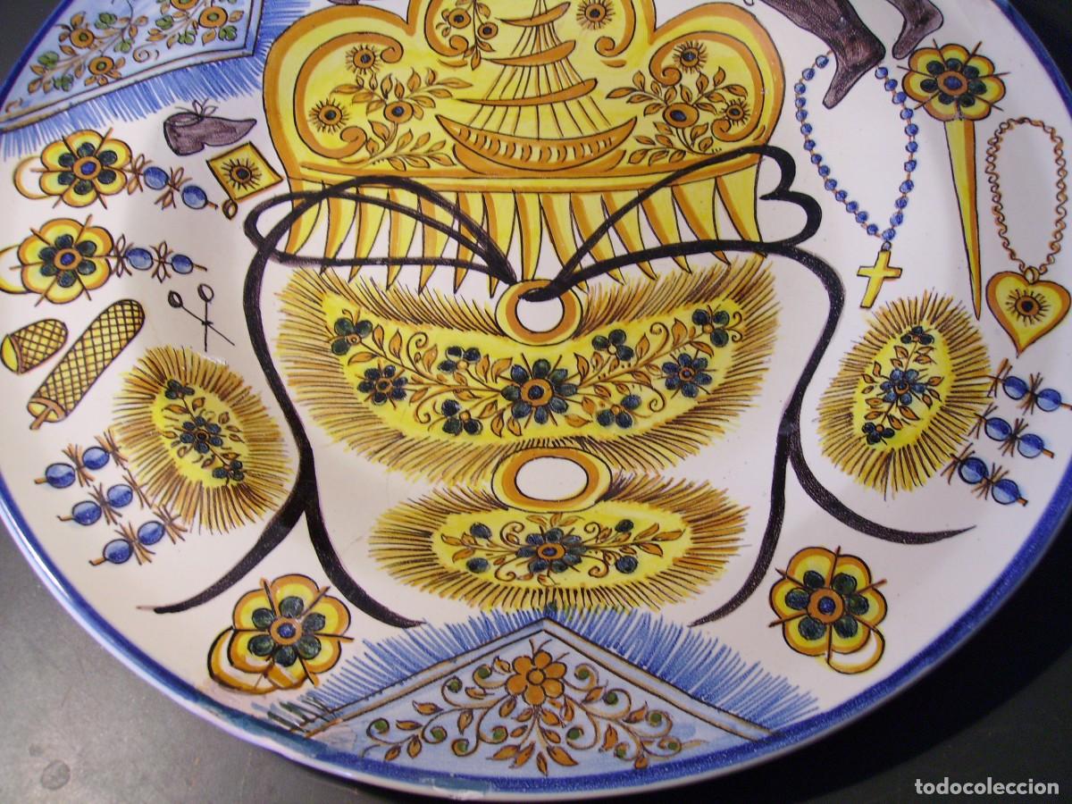 Antig&uuml;edades: GRAN PLATO NOVIA DE MANISES - Foto 5