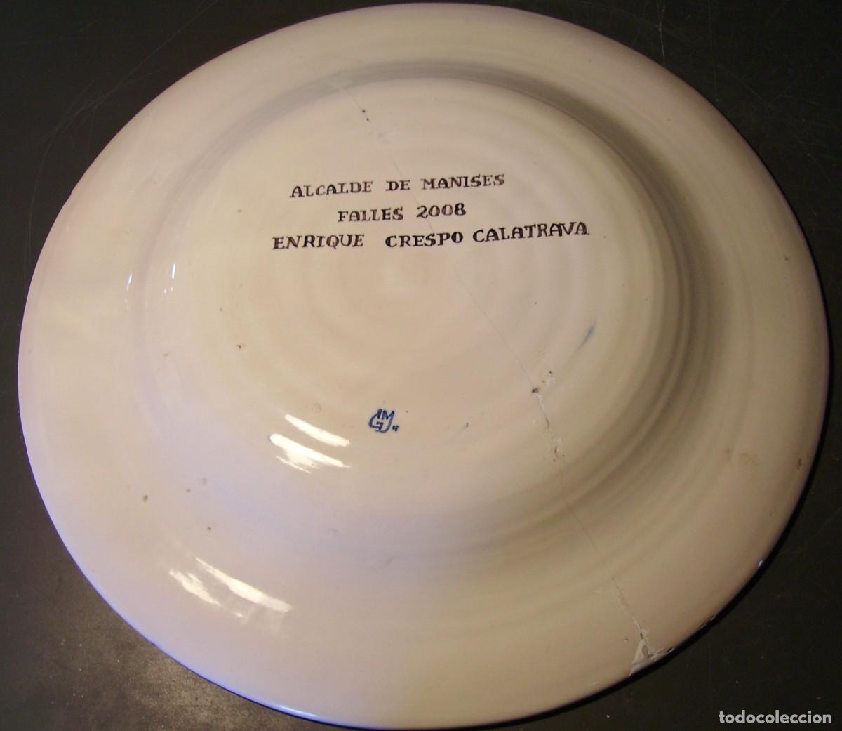 Antig&uuml;edades: GRAN PLATO NOVIA DE MANISES - Foto 6
