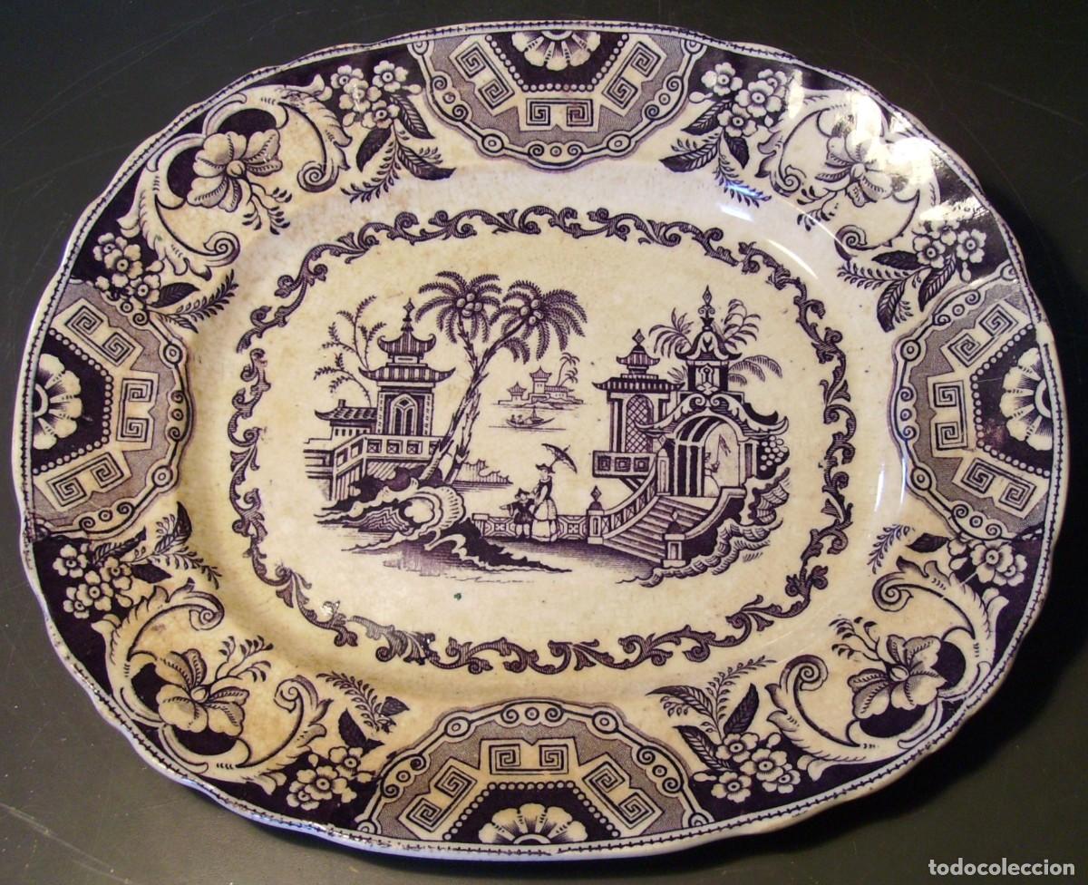 Antiquit&auml;ten: EXCELENTE BANDELA PORCELANA DE SARGADELOS (SERIE CHINESCA 1845 &ndash; 1862)