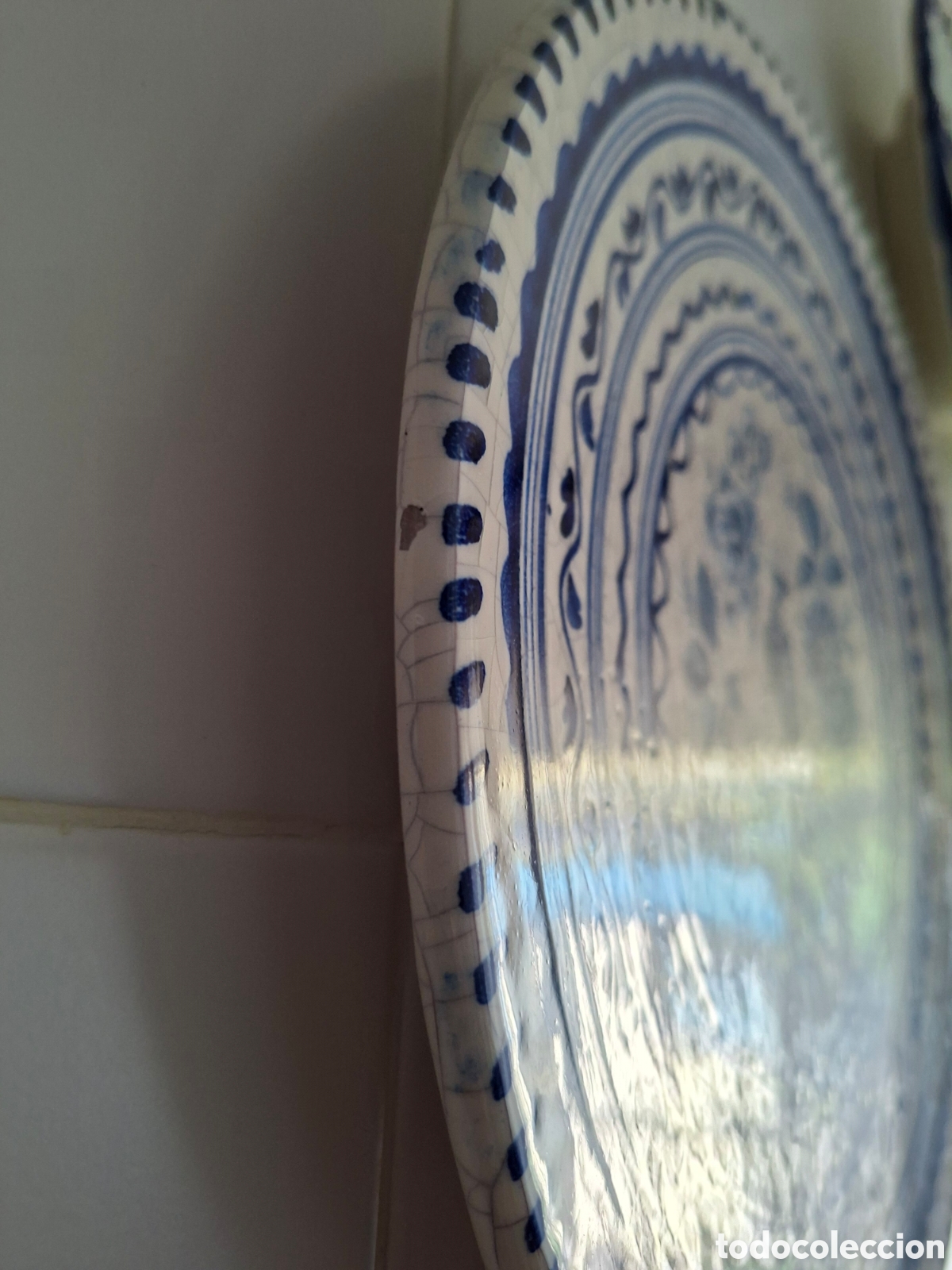 Antig&uuml;edades: PLATO CERAMICA (31 ctms) - Foto 3