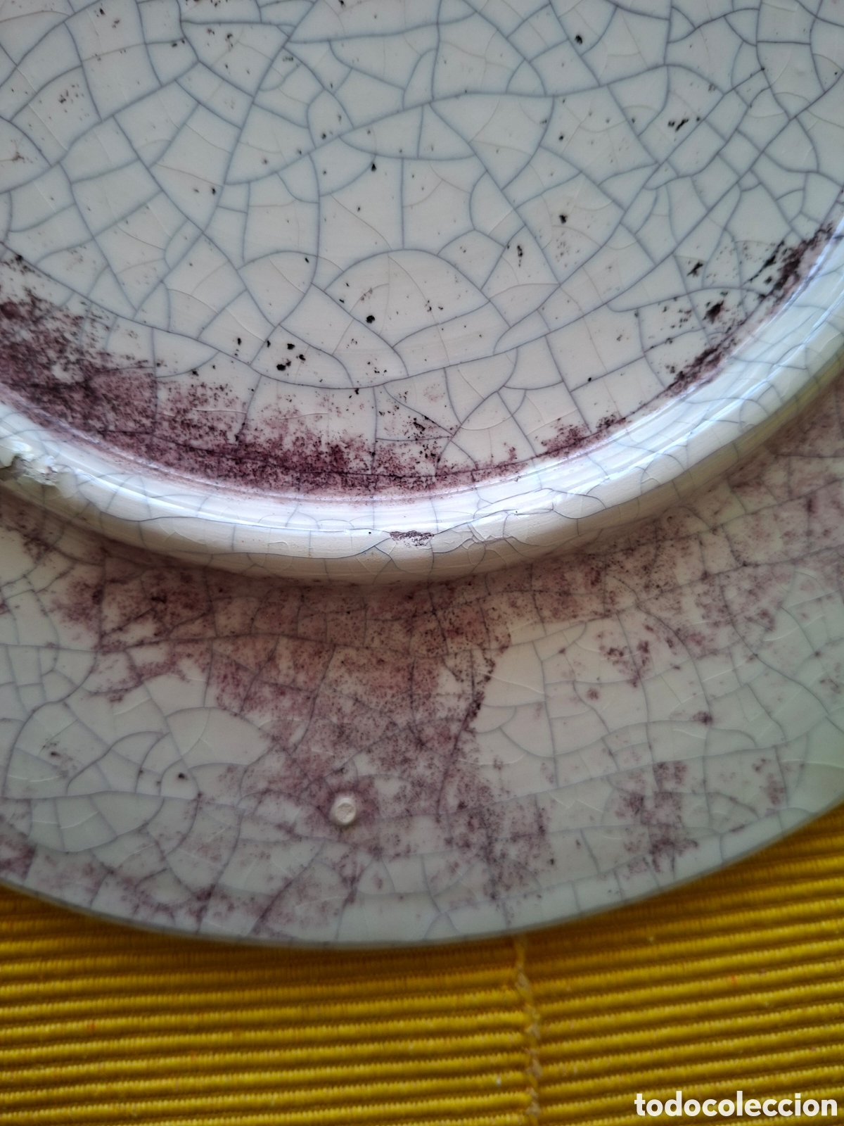 Antig&uuml;edades: PLATO CERAMICA (31 ctms) - Foto 5