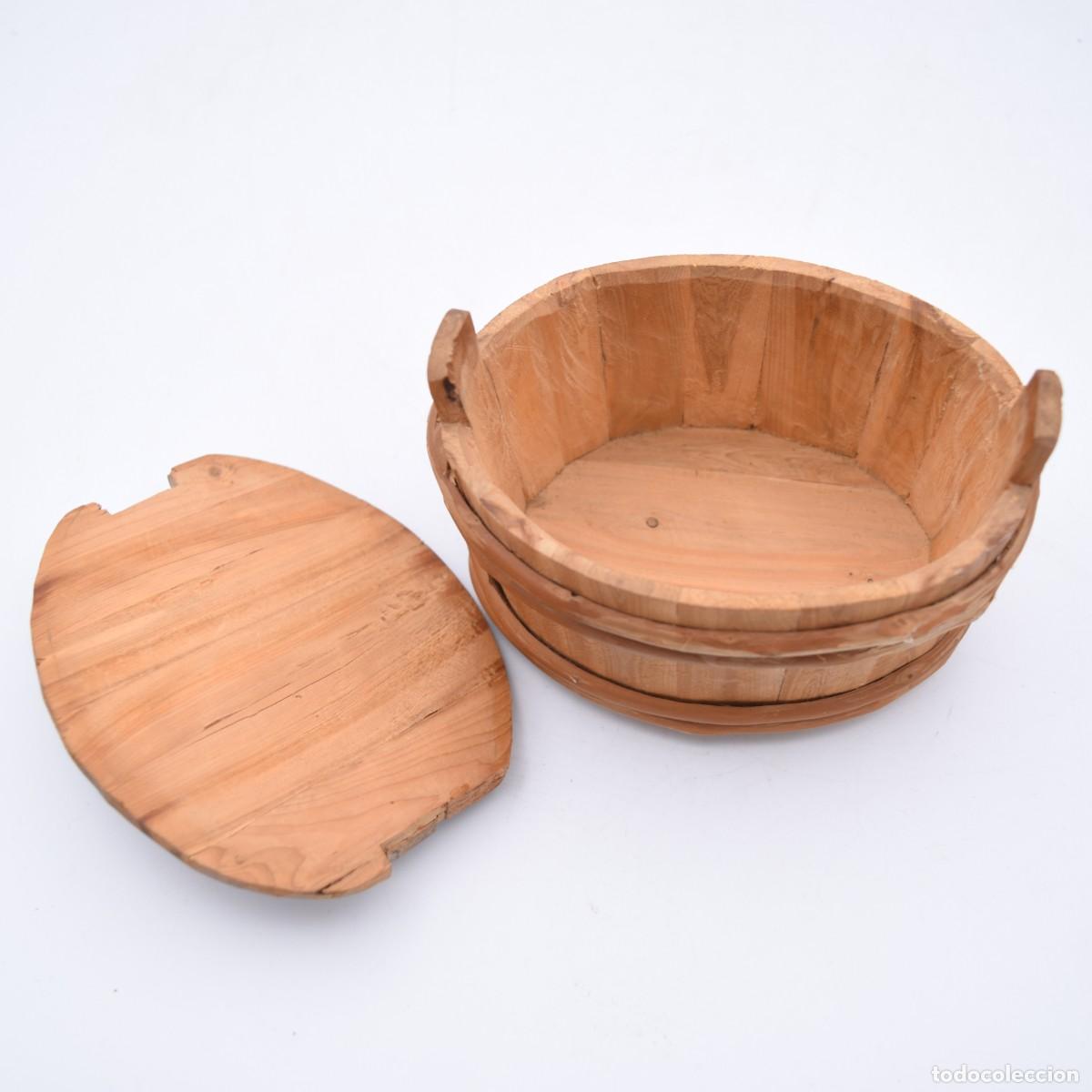 Antig&uuml;edades: Recipiente de madera - Foto 7