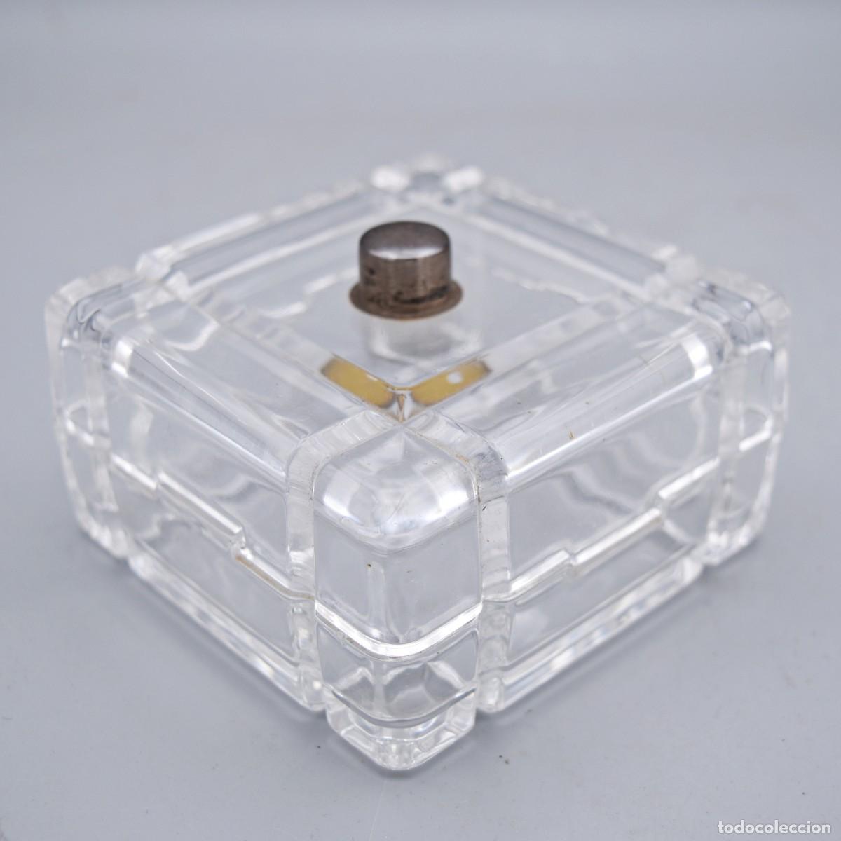 Antig&uuml;edades: Joyero de cristal y plata - Foto 3