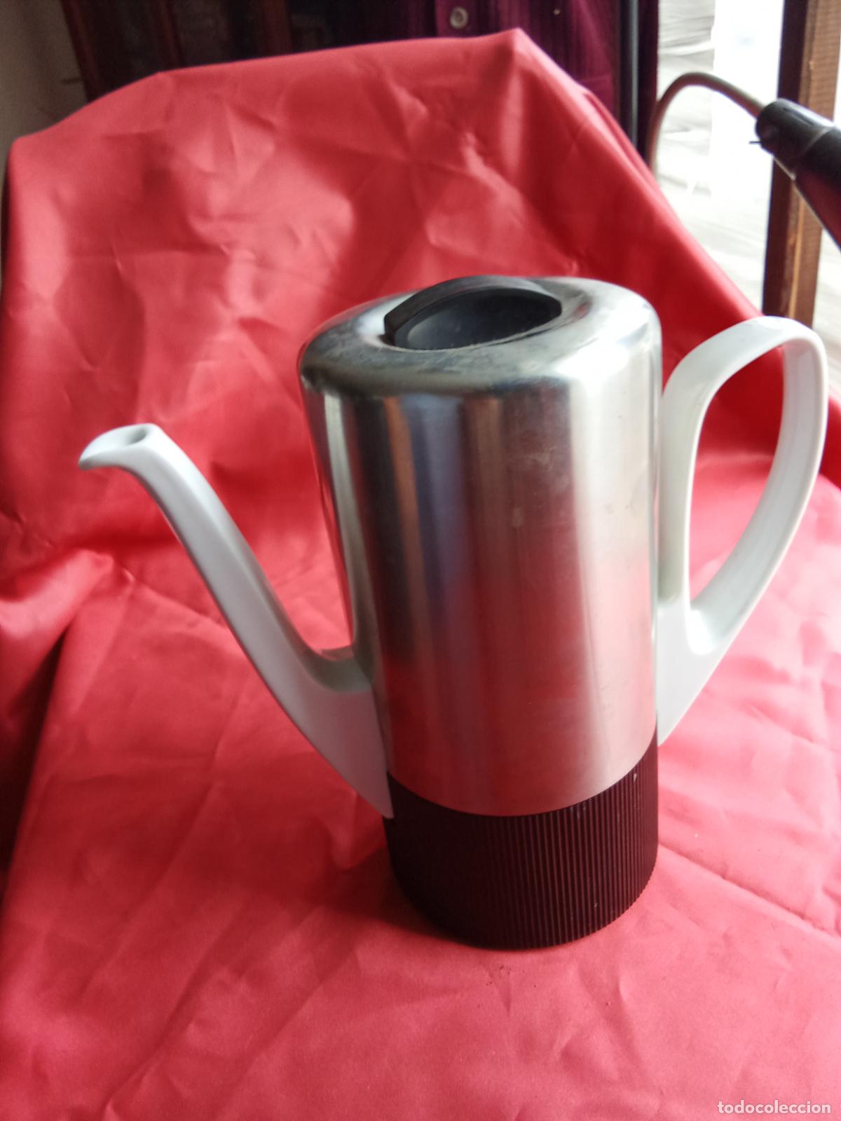 Antig&uuml;edades: Cafetera termino de porcelana alemana rosenthal V.12 modelo muy raro coleccionistas