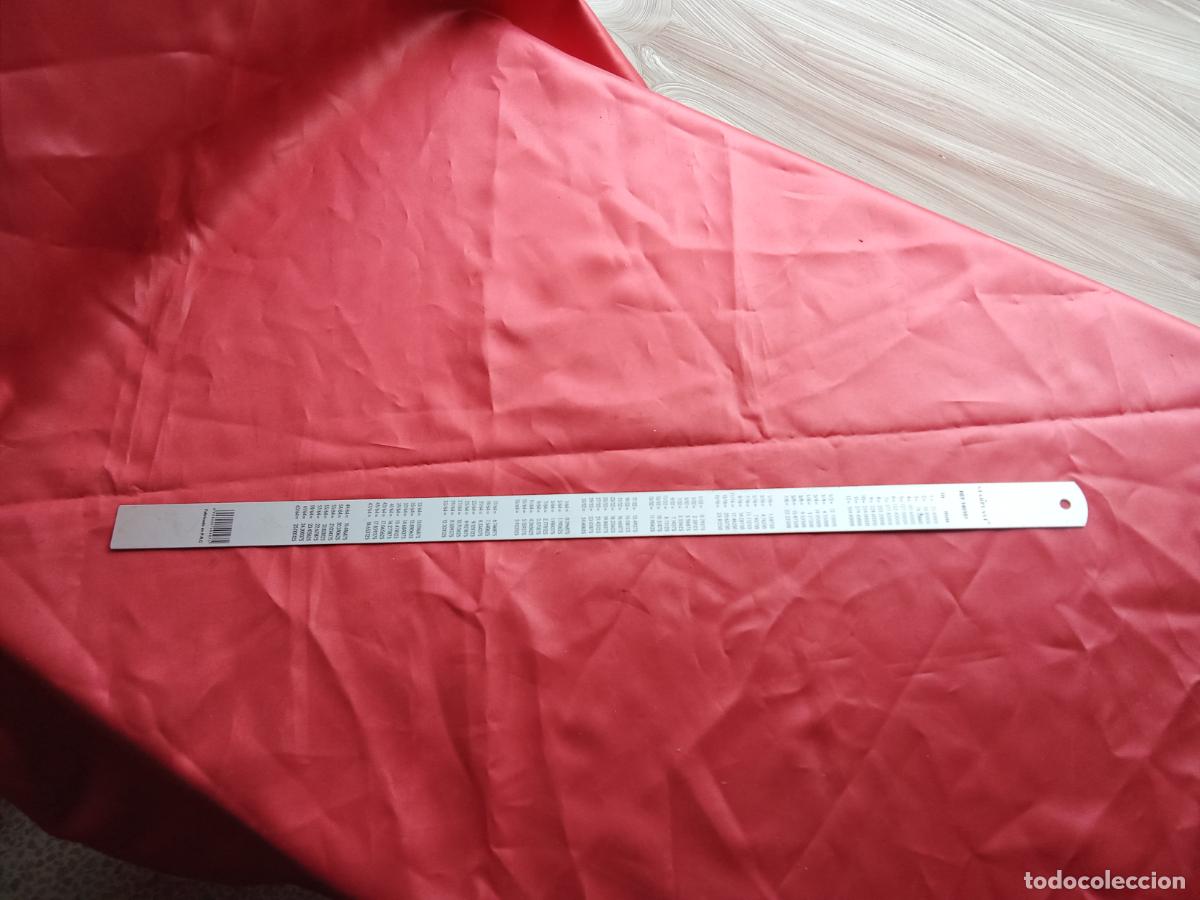 Antig&uuml;edades: Regla de aluminio de 50 cm marca Starplast C.T&eacute;cnica