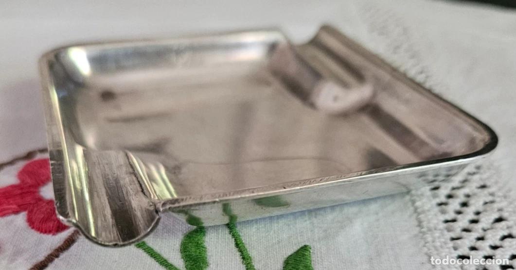 Antig&uuml;edades: VIDE POCHE CENDRIER EN ARGENT MASSIF ORIGINE EGYPTE POINCON CHAT LETTRE H