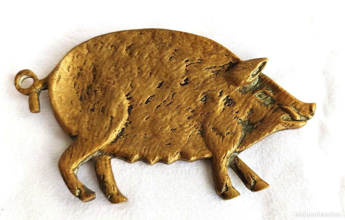 Antig&uuml;edades: Vaciabolsillos - Francia - Bronce dorado - Buen estado - Jabal&iacute;