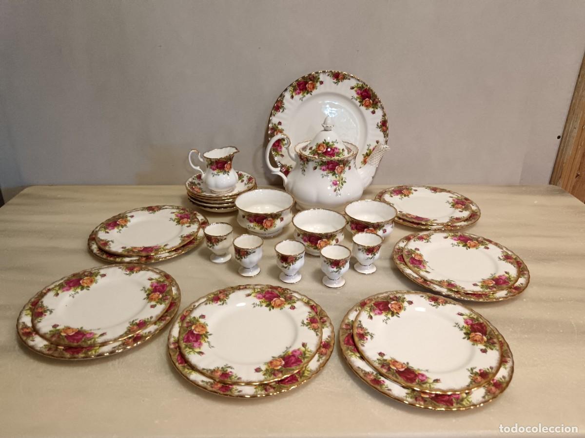 Antig&uuml;edades: LOTE ROYAL ALBERT OLD COUNTRY ROSES