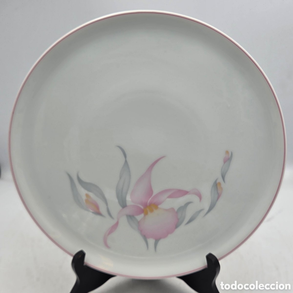 Antiguidades: ESPECTACULAR BANDEJA PLATO EN PORCELANA DE LIMOGES: 31 CM. DIAMETRO