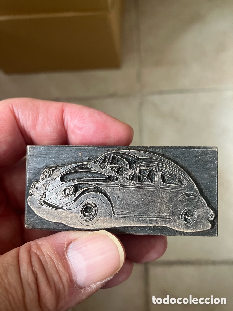 Antig&uuml;edades: Escarabajo Volkswagen sello de imprenta
