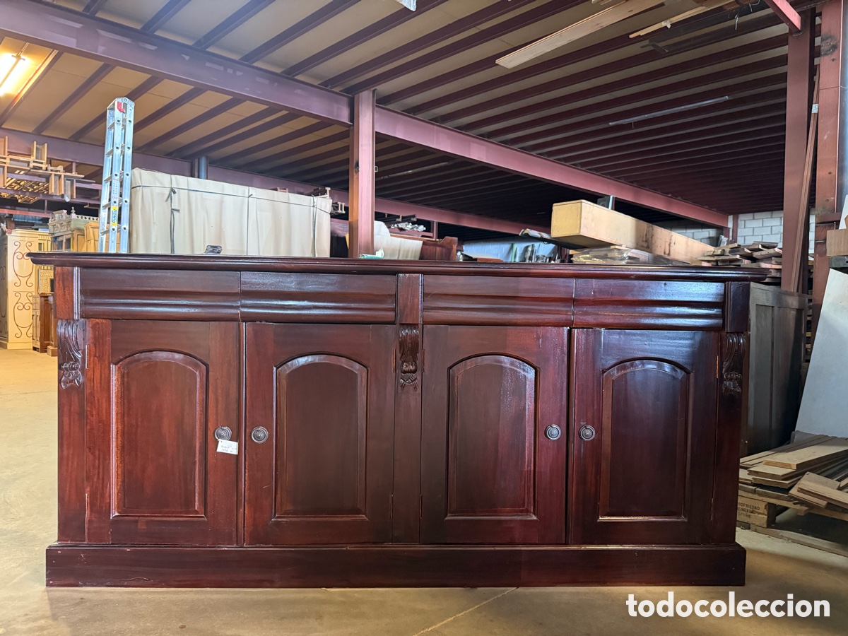 Antig&uuml;edades: Buffet victoriano en caoba maciza - Foto 19