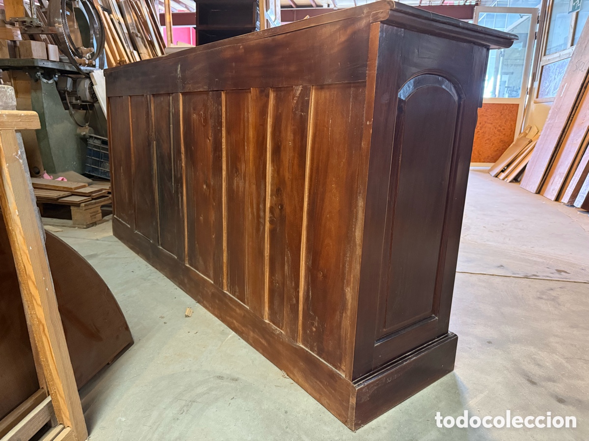 Antig&uuml;edades: Buffet victoriano en caoba maciza - Foto 22