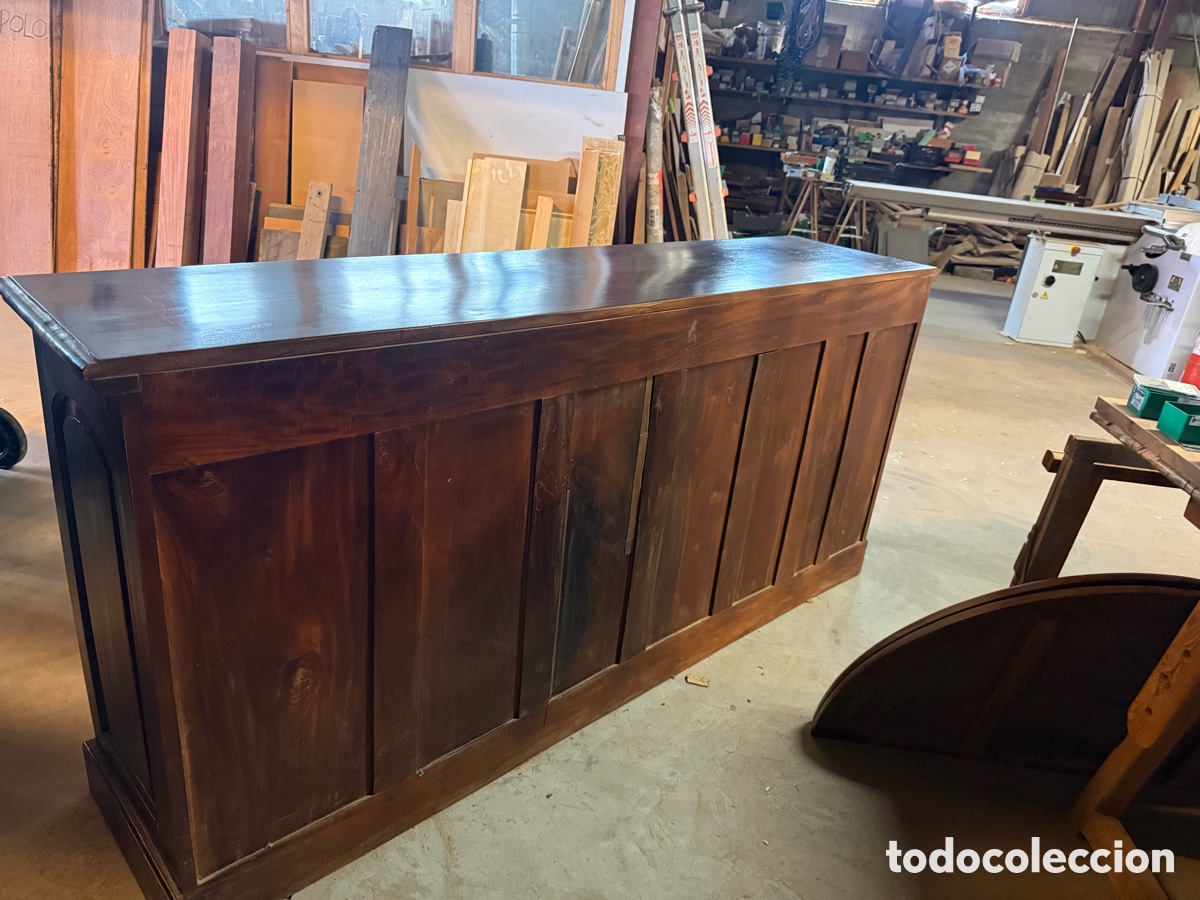 Antig&uuml;edades: Buffet victoriano en caoba maciza - Foto 26