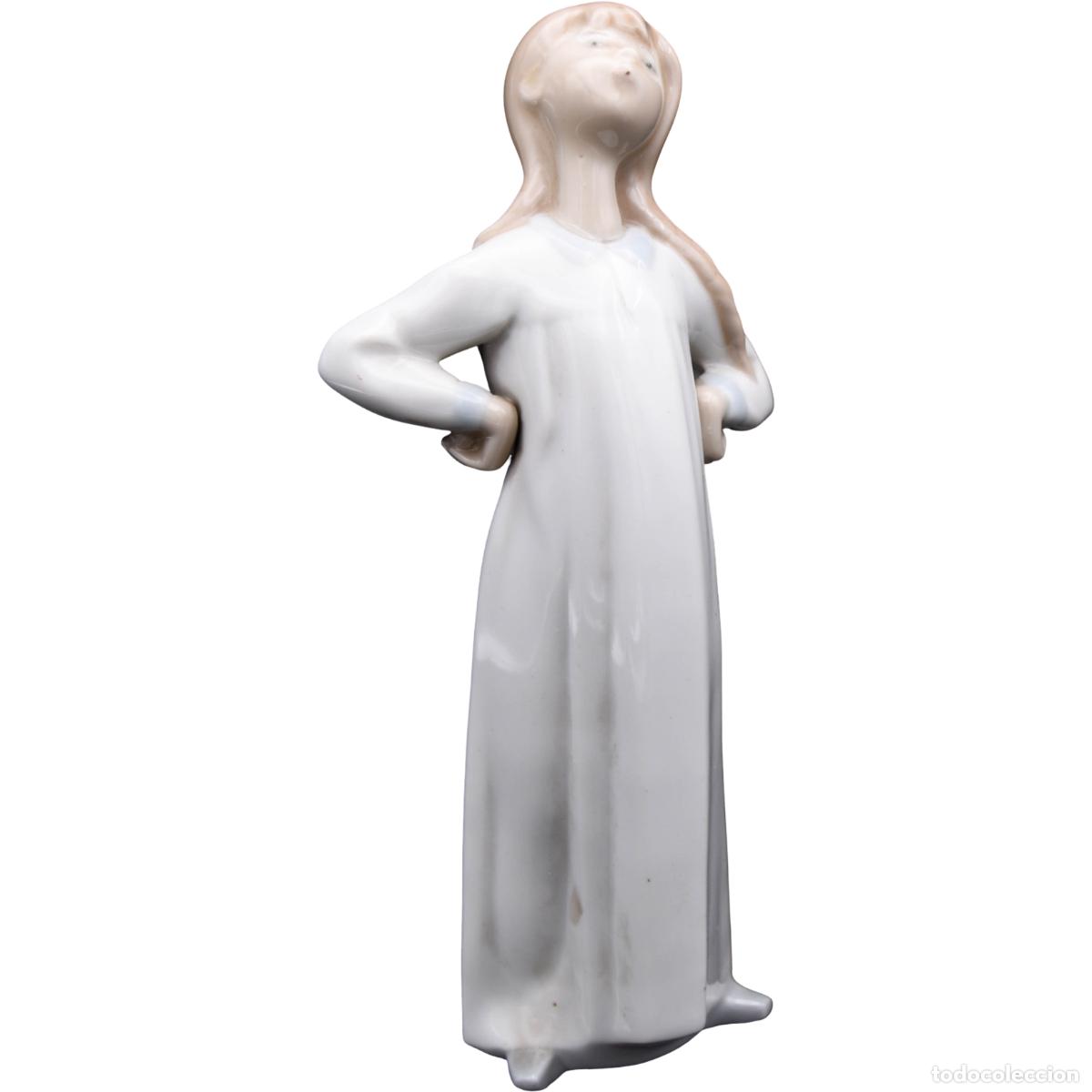Antiquit&auml;ten: Lladr&oacute; - Ni&ntilde;a - Figura de porcelana