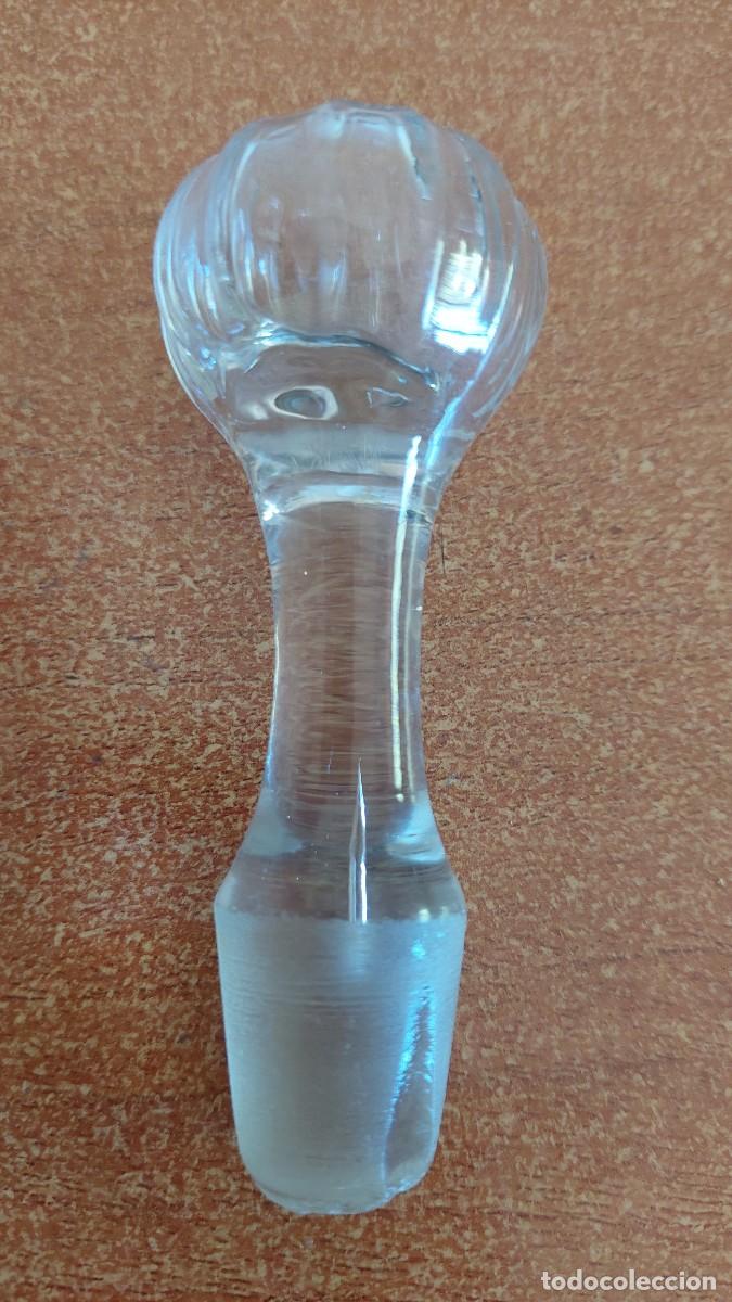 Antig&uuml;edades: Tap&oacute;n de cristal soplado