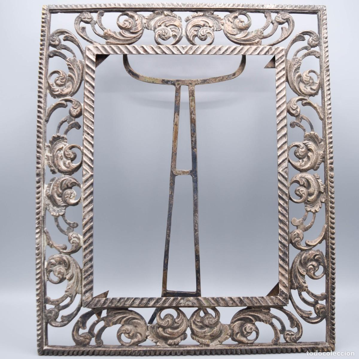 Antig&uuml;edades: Marco de bronce antiguo - Foto 2