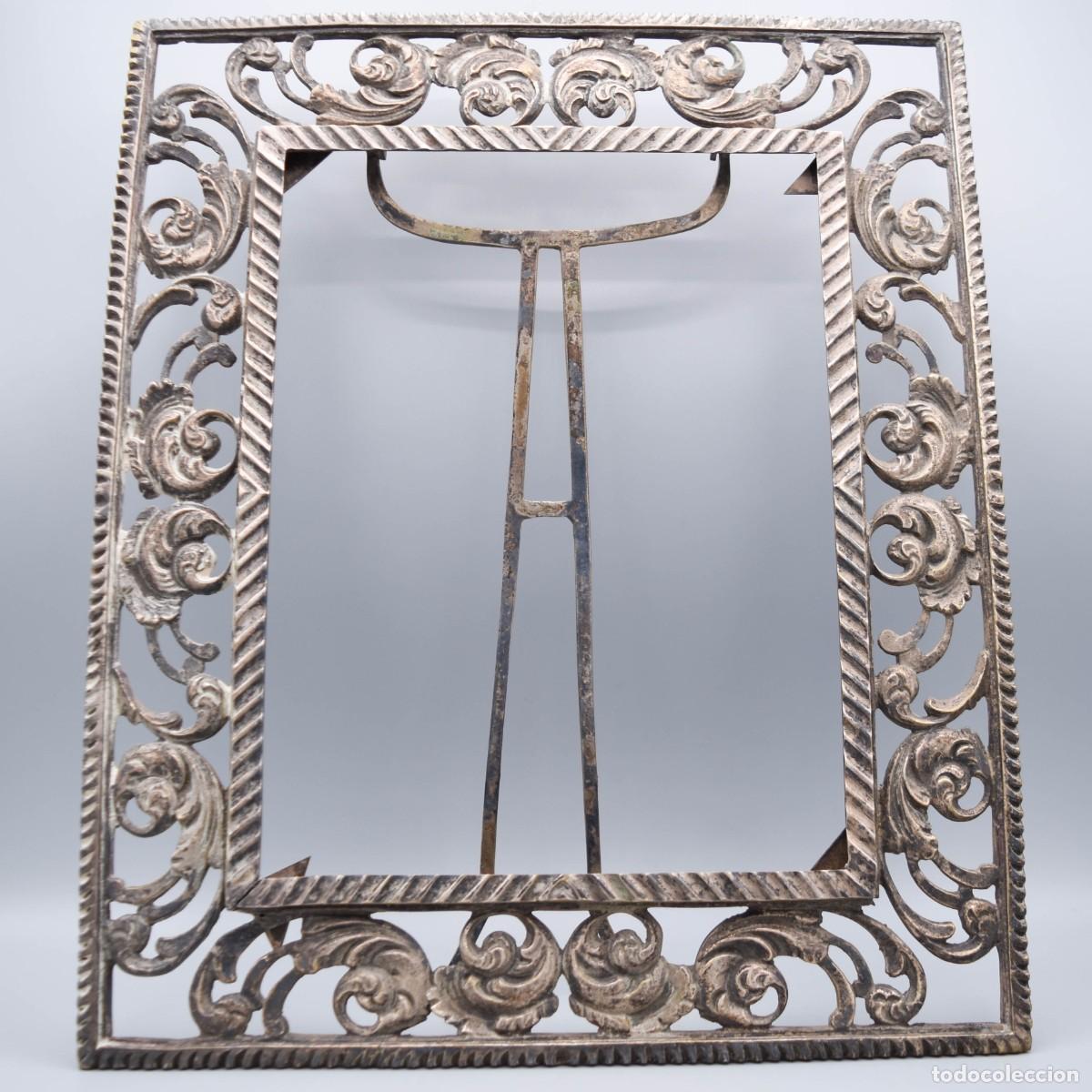 Antig&uuml;edades: Marco de bronce antiguo - Foto 8